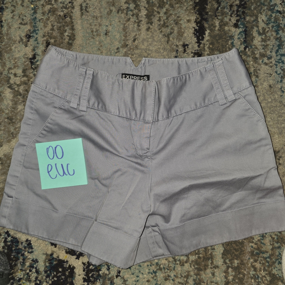 Express Women's Gray Jean Shorts